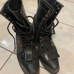 Vintage Leather Dayton Motorcycle